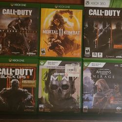 X Box Series, One and 360 Games 
