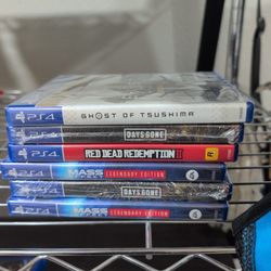 Sealed Ps4 Games