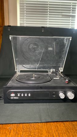 Victrola VTA-65 3-in-1 Bluetooth Record Player - Black