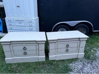 Extra Large Solid Wood Nightstands