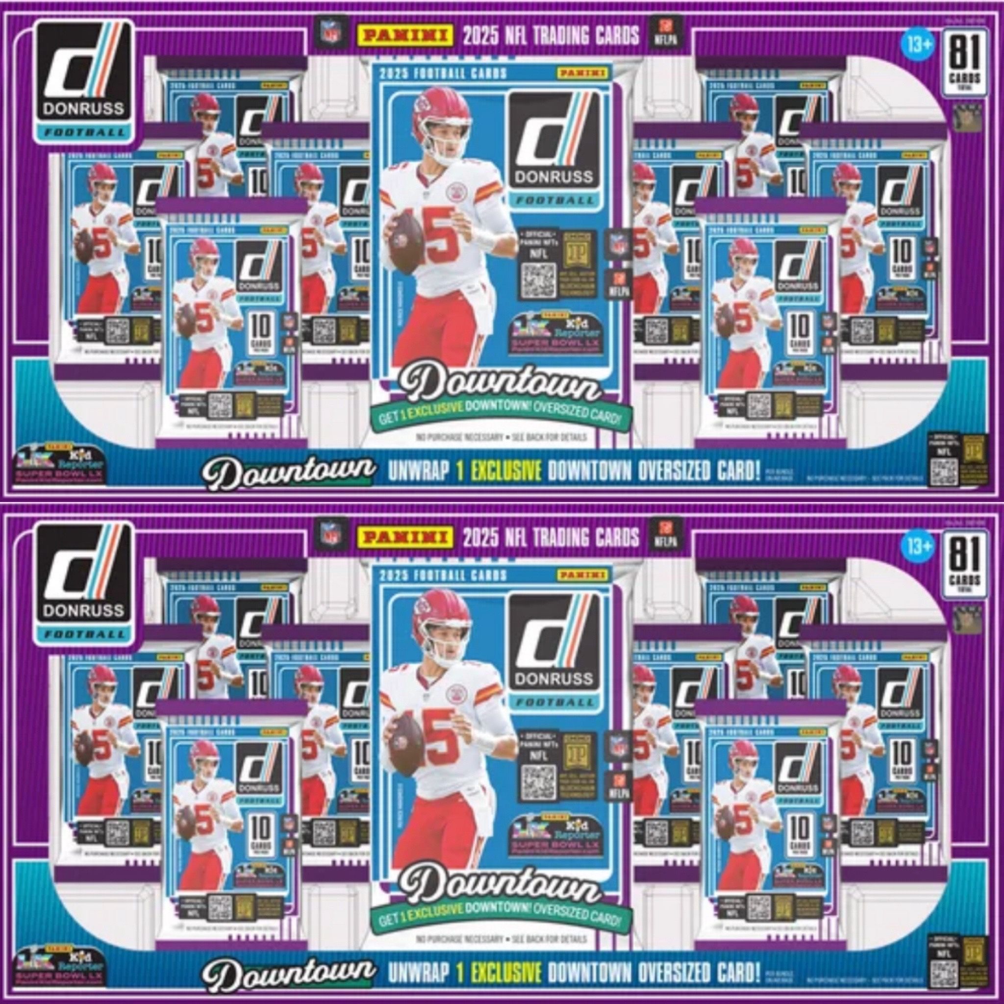 2025 Donruss NFL 2 Box Bundle