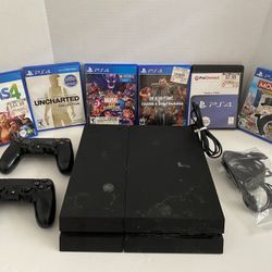 Sony PS4 CUH-1215A 500 GB with 2 Controllers And 6 Games