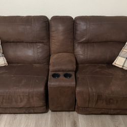 Non-Powered Reclining Couch Set