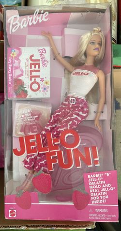 Vintage 2001 Jello Fun Barbie Doll NIB