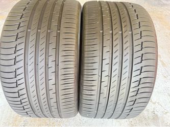 Two Tires 315/30/22 Continental Premium Contact 6 like new with 90% Left BMW X5 X6 deal