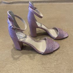 Vince Camuto pink Glitter Open Toe Heal  -7M