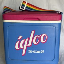 Igloo Cooler W/Rainbow Strap