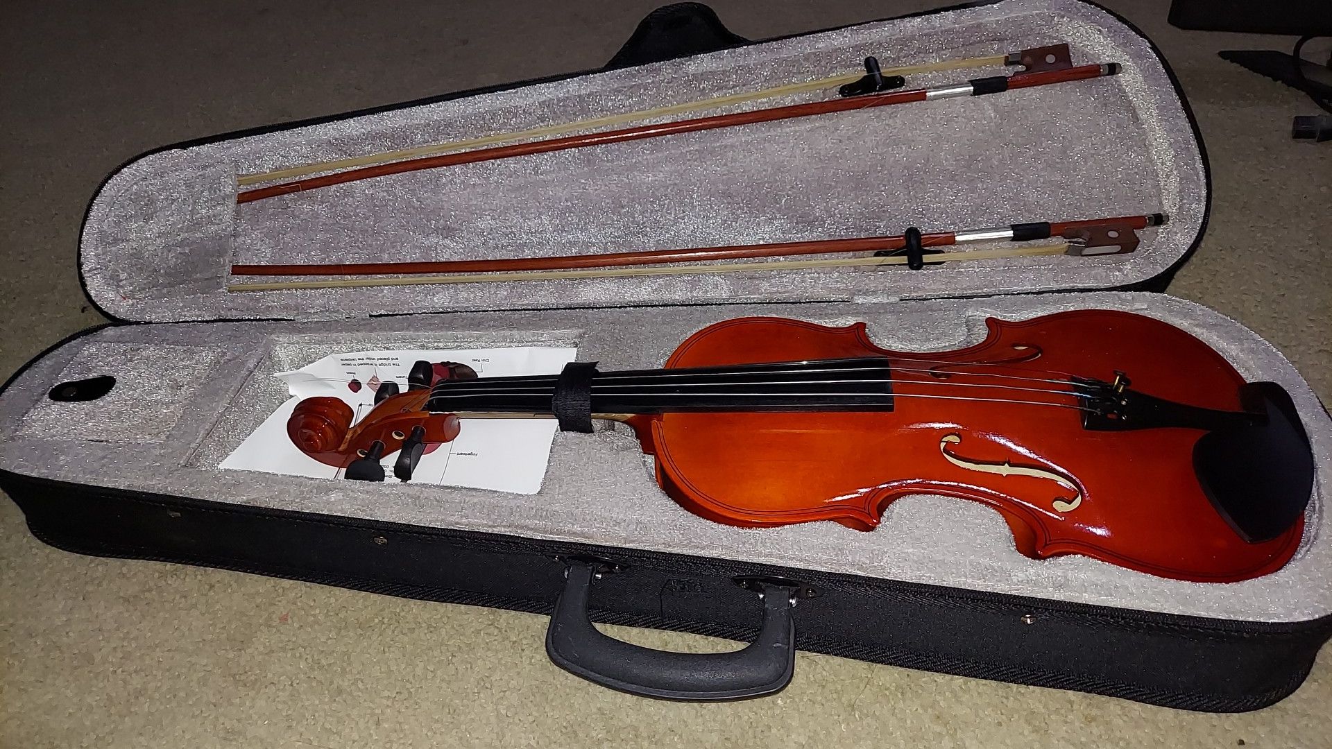 Violin with bag