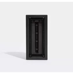 FITTES Framed Floor Vent (Lite) 4 in. x 12 in. Black @X4-185