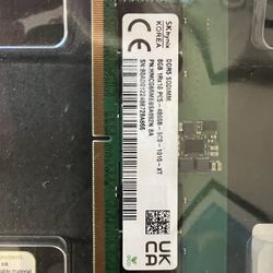 16 GB DDR5 4800 SODIMM RAM (2x Modules 8GB)