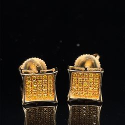 10KT Yellow Gold Diamond Kite Earrings 1.00g .17CTW 180817/3