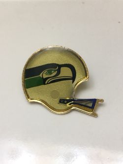 Vintage Seahawks helmet pin