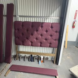 Headboard Bed Set $100, Metal Bed Frame $50, Heavy Duty extend’s Wider Seating $175; Blower $40 Pick Up Only In Mission /Penitas
