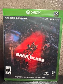 Hey, it’s never been used I’m asking$25 brand new back4blood  on the Xbox one Xbox series x