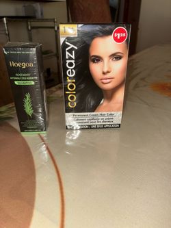 Hoegoa. 🌹 rose Mary hydralized keratin  shampoo For hair  hair color kit   For. Hair. In box never used. Name. Color crazy. Cram