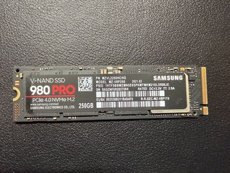 Samsung 980 PRO 250GB M.2 NVMe Internal SSD - High Speed Gen4