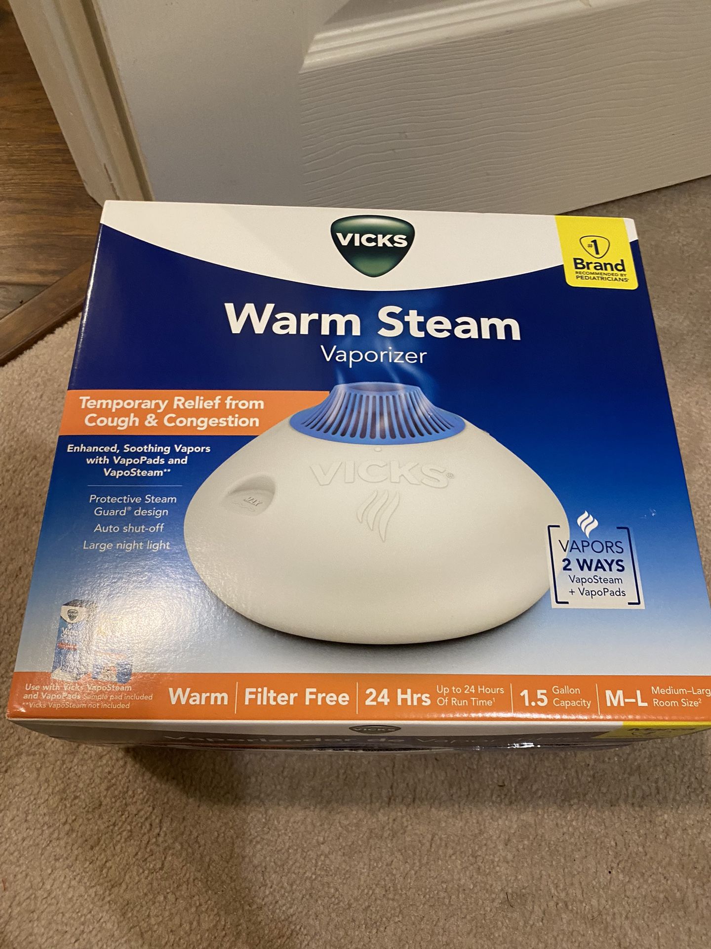 Vicks Steam Vaporizer & Humidifier 