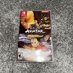 Nintendo Switch Game: Avatar The Last Airbender: Quest for Balance