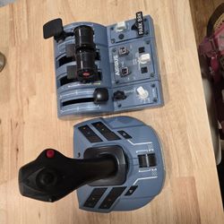 Thrustmaster TCA Sidestick X Airbus Edition Joystick & Throttle Quadrant Bundle
