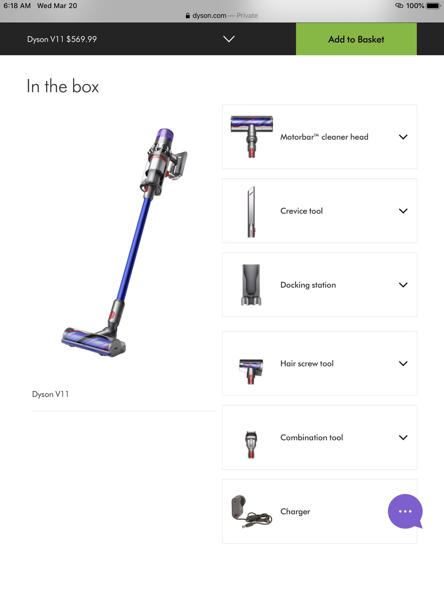 Dyson V11 Absolute 