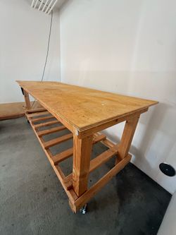 Free Heavy Duty Workbench 7ft10”x 35”