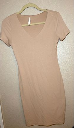 Tan dress size m