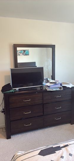 Bed and dresser