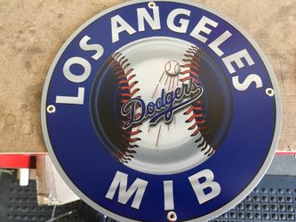 Dodger steel sign