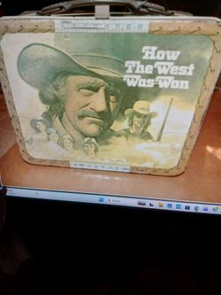 VINTAGE HOW THE. WEST WAS WON  METAL LUNCHBOX