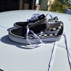 Womens Vans Checkered Size 5.0
