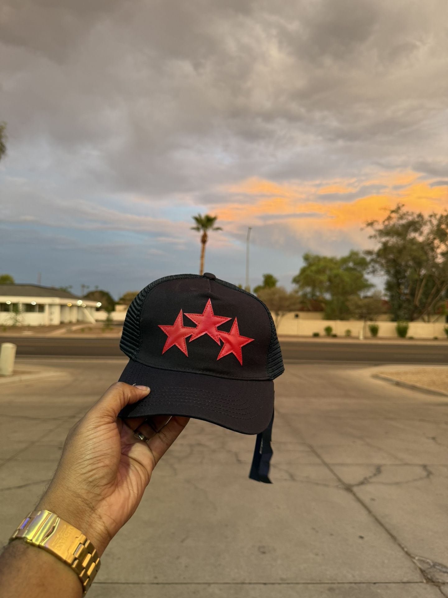 3 Star Amiri Hat $65