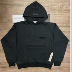 Essential hoodie Black