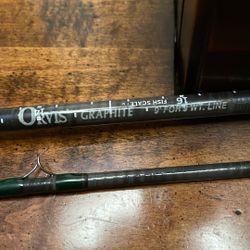 Vintage Orvis Graphite Fly Fishing Rod, 9’ for 9 Weight Line, 2 Pc. 