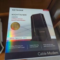 Netgear NightHawk Speed Cable Modem 