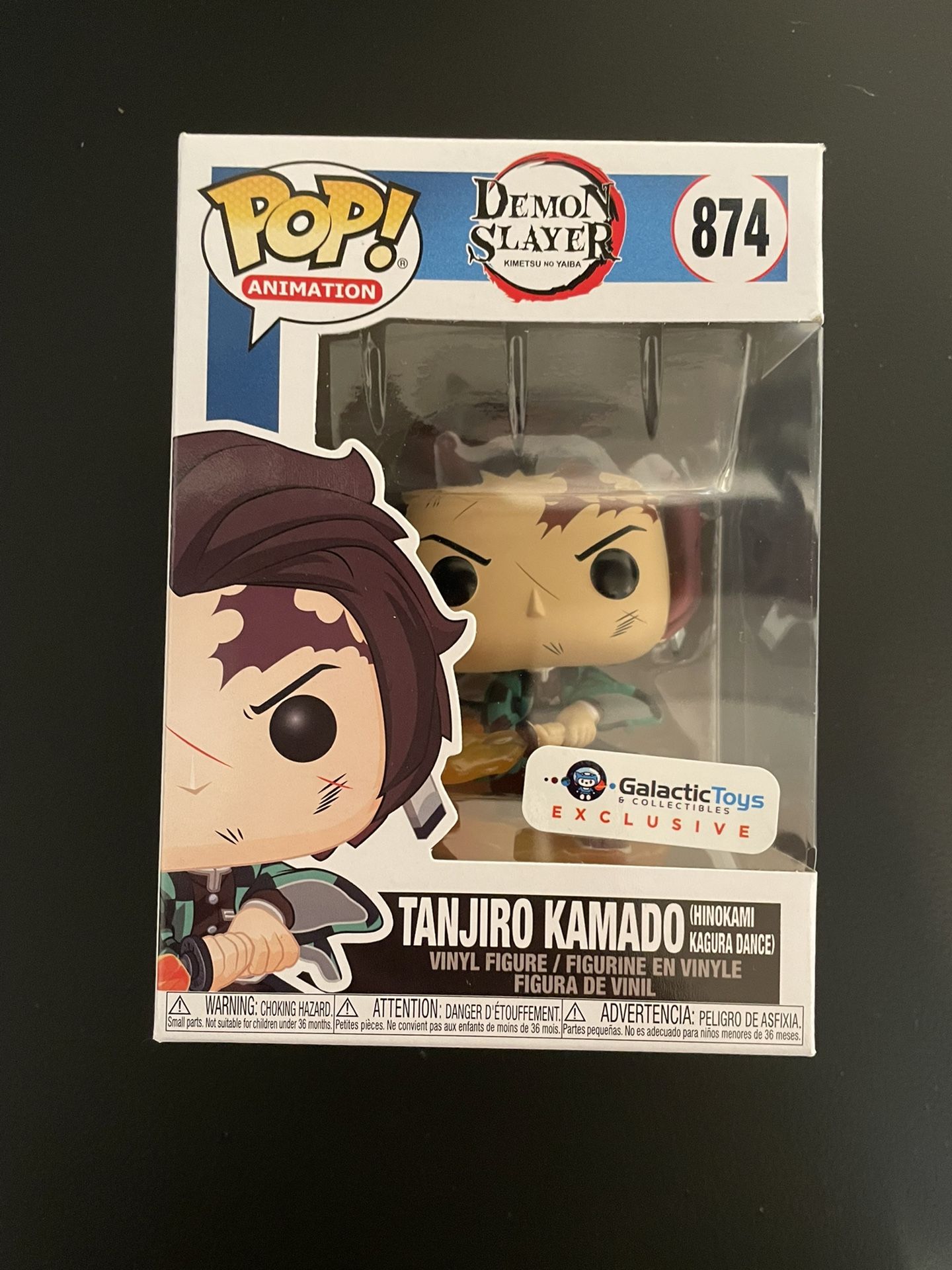 Tanjiro Galactic Toys exclusive funko pop