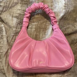 JW PEI Gabbi Ruched Hobo Handbag in pink