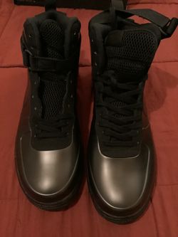 Men Air Force 1 Foamposite Triple Black