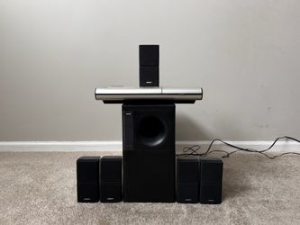 Bose Lifestyle Center Media Receiver CD Player Acoustimass Subwoofer Double Cube Speakers