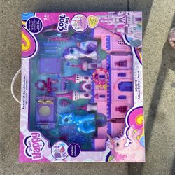 Pony Castle With Accessories And Lights And Sound Effects $24