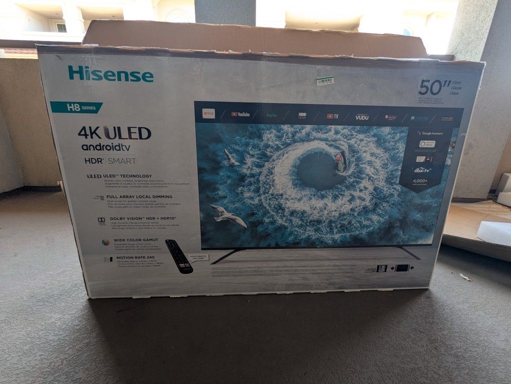 Hisense 50" 4k TV