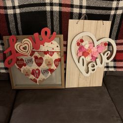 New Love Heart Wall Decor $15 Each