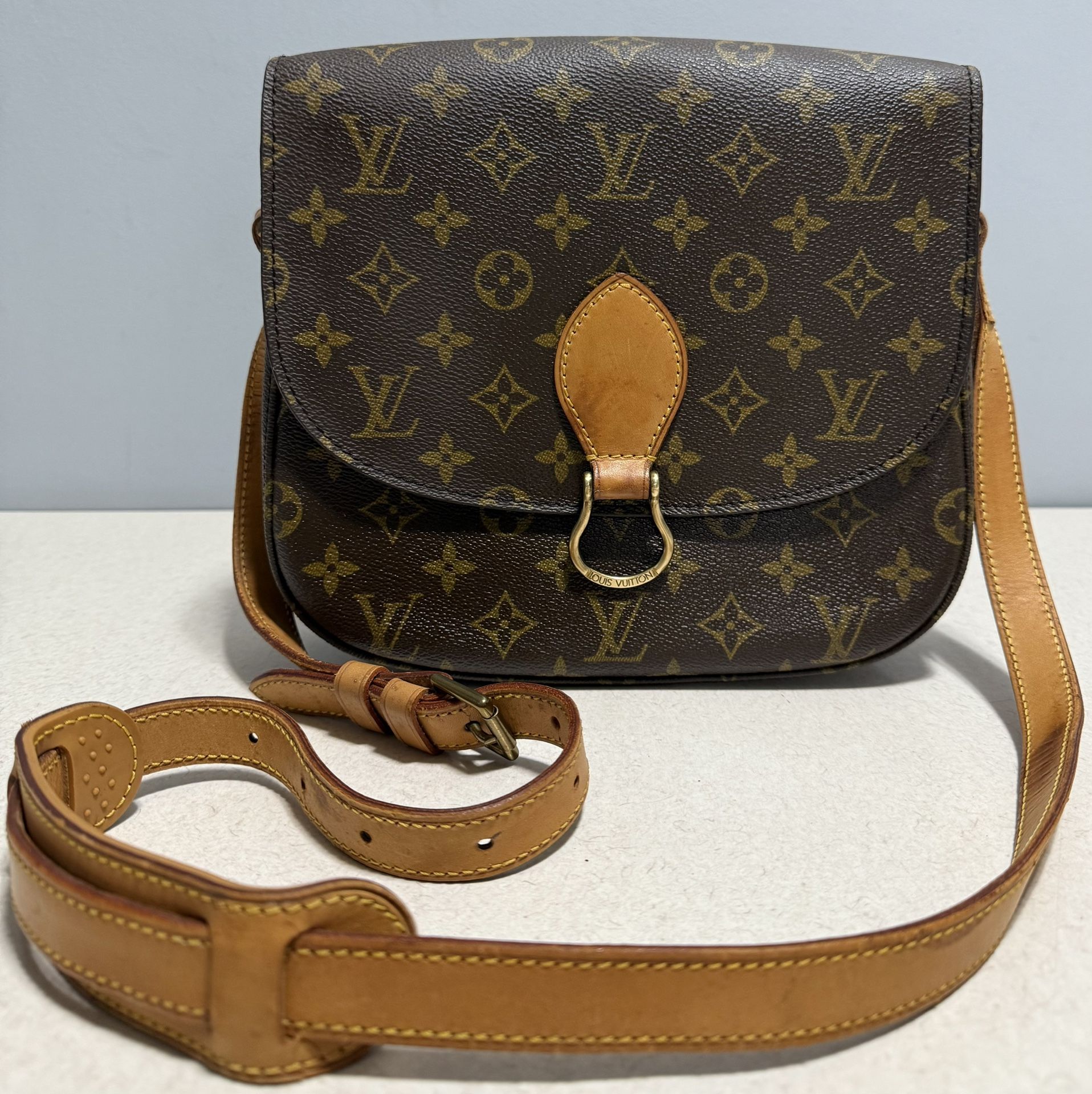 Louis Vuitton St. Cloud Monogram Canvas Leather