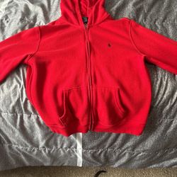 Polo Zip Up Hoodie 