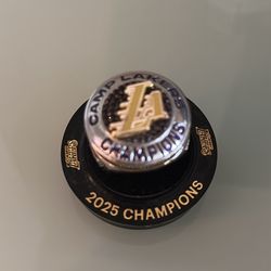 Camp Lakers 2025 Champions Ring w Display
