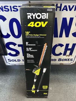 Ryobi 18” Pole Hedge Trimmer w/ 8’ Extension