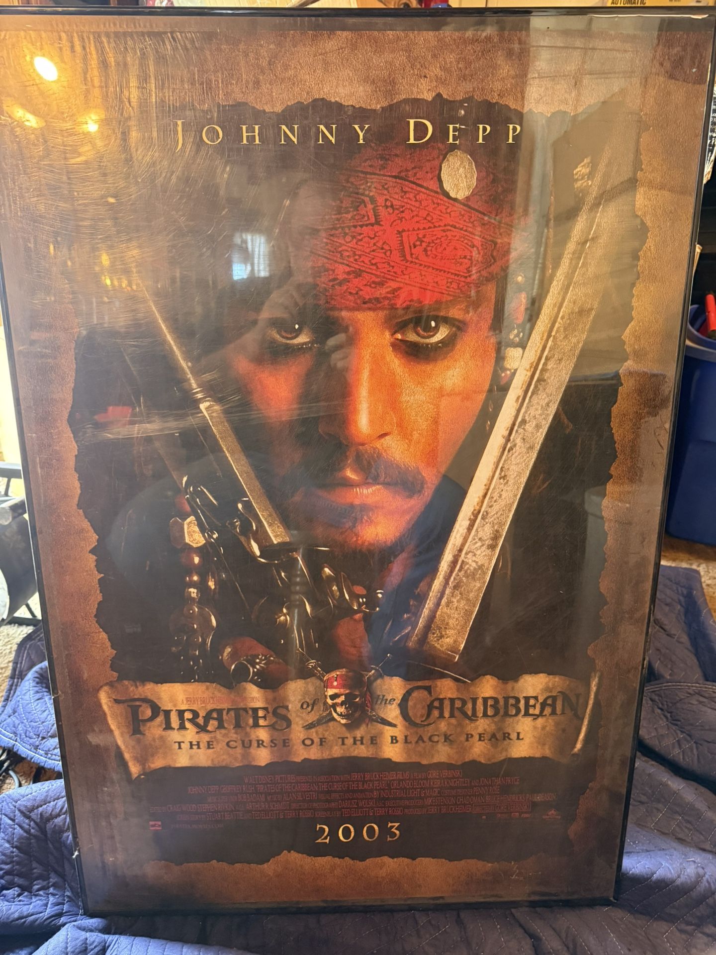 Pirates Of The Caribbean, The Curse Of The Black Pearl, 2003 Movie Poster