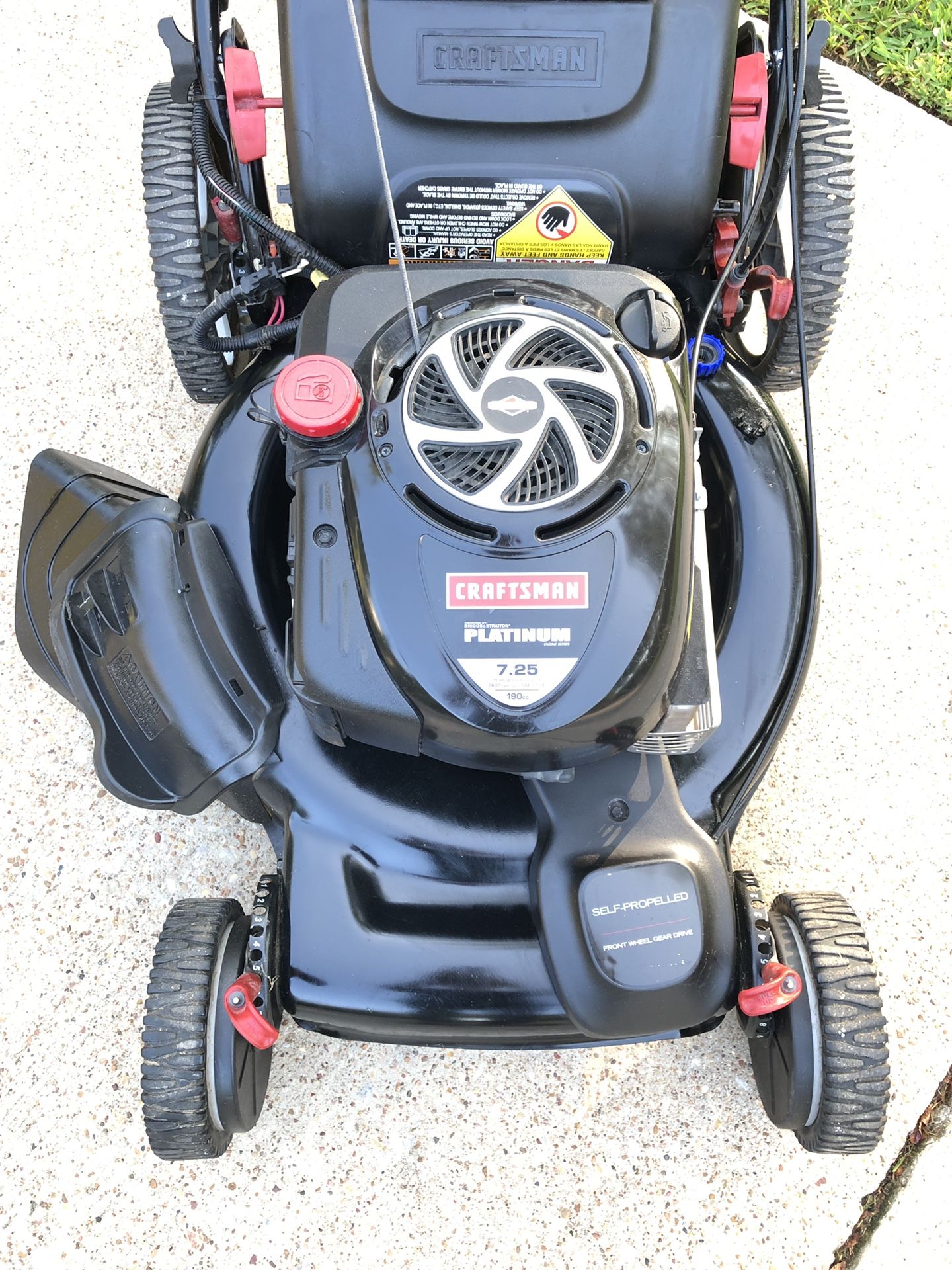 Craftsman Platinum 7.25 • 190cc Self Propelled Lawn Mower for Sale in