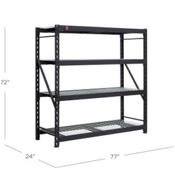 Gorilla Rack Industrial Shelving — 77” x 24” x 72"