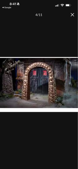 GIANT 7.5 Foot Tall Skull And Bones Archway For Halloween Display For Reference