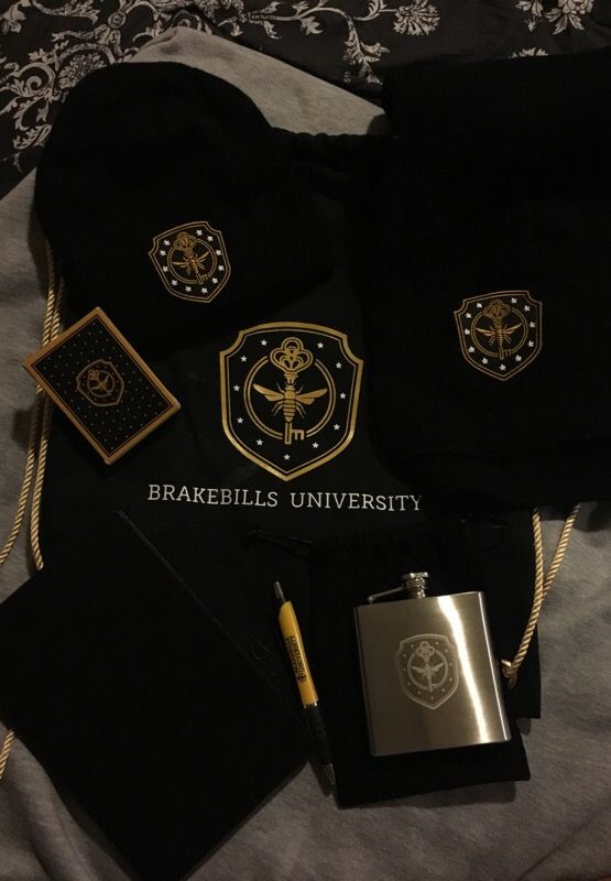 The Magicians Syfy Brakebills University Set: Bag, Beanie scarf, notebook, flask, more!!!